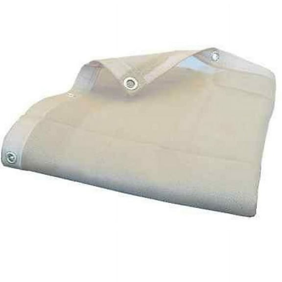 12X20 (White) Heavy Duty Mesh Tarp Net Sail Sun Shade Awning and Fence Screen