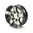 thumbnail image 1 of 12X4 5-Lug on 4.5" Aluminum Series 07 Trailer Wheel - Gray Accent - 724545, 1 of 2