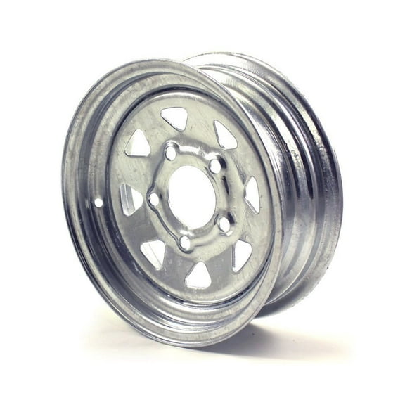 12X4 5-Lug on 4.5" Galvanized Spoke Trailer Wheel