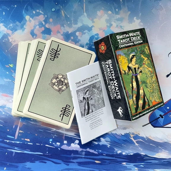 12X7CM Size Cards.Smith Waite Divination Centennial edition Tarot Deck cards for beginners and guide book