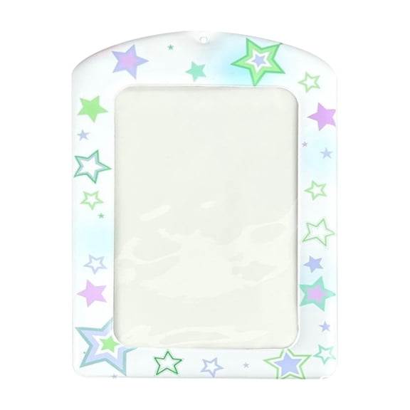 12X8In Giant Photocard Holder A4 PVC Protector for Postcards and Music Festival Fans in Green for Displaying Memorabilia