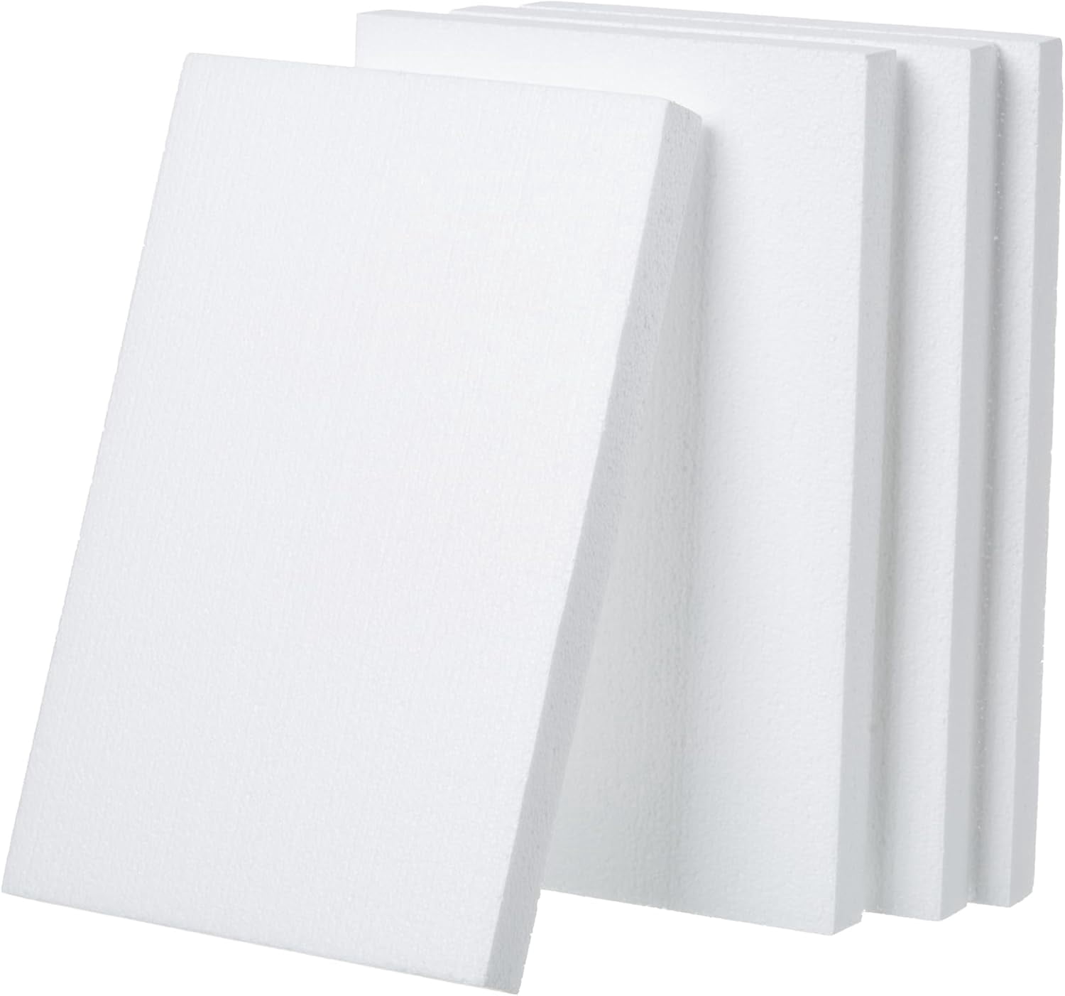 12X8X1 Inch Craft Foam Blocks 4 Pack Polystyrene Sheet Rectangle for Arts School Projects Sculptures Floral Arrangements Modeling and Centerpieces