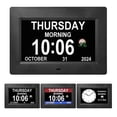thumbnail image 1 of Memwake Digital Clock with Date,Multiple Display Modes,Auto Brightness, Multiple Alarms,Suitable  for 2026 World Cup，for the Elderly and Alzheimer's Patients., 1 of 7