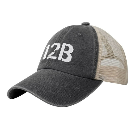 12b Combat Engineer Unisex Cowboy Mesh Baseball Cap Adjustable Vintage Baseball Cap Trucker Hat