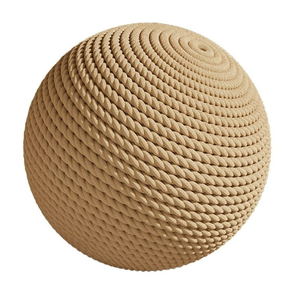 12cm Chew-Resistant Sisal Cat Toy Ball – 2-in-1 Interactive Scratching & Dental Care Toy for Indoor Cats – Durable Self-Play Exercise Ball with Non-Toxic Materials