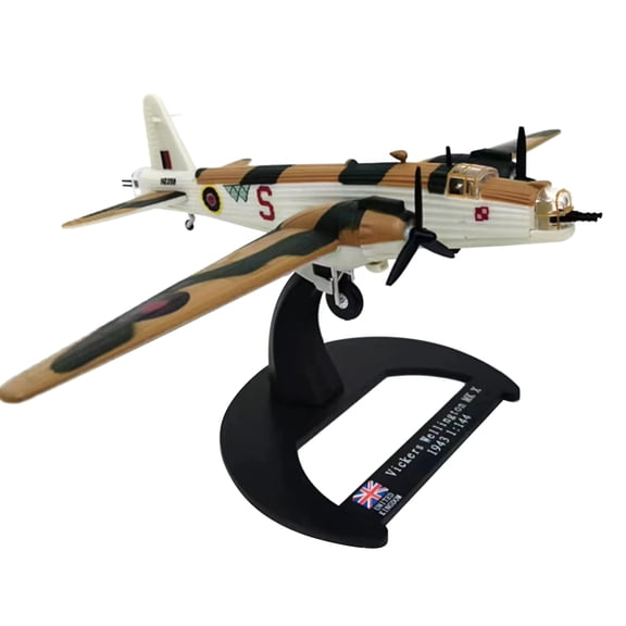 12cm Diecast Alloy 1/144 Scale WWII United Kingdom Vickers Wellington Bomber Finished Model Toy Gift TAPDRA Spare Part
