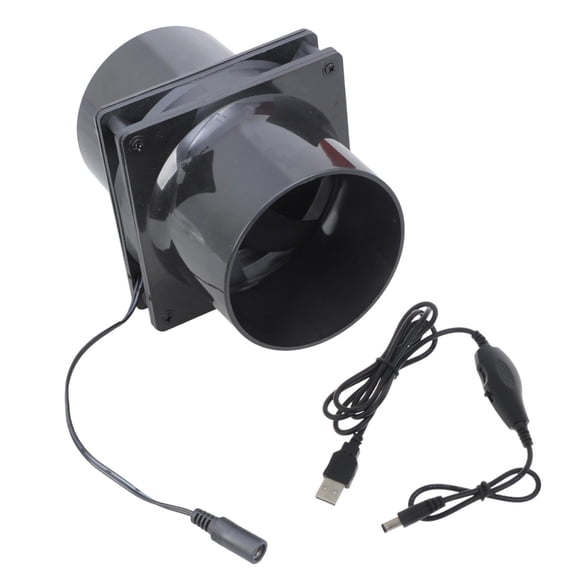 12cm Exhaust Fan Home Inline Pipe Duct with Speed Controller Fan Bathroom