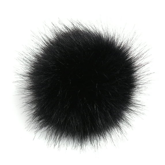 12cm Fake Fur Hair Fluffy Pompom Ball Pendant Hat Bag Shoes DIY Accessories