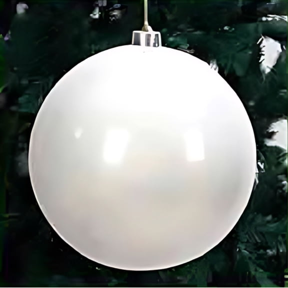 12cm Large Glitter Christmas Ball for Ceiling Hanging, Oversized Sparkly Ornament for Tree, Window, and Party Displays