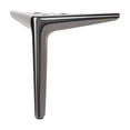 thumbnail image 1 of 12cm Metal Furniture Legs, Modern Triangle DIY Replacement Feet, Heavy Duty Triangle Furniture Feet, Corner Legs for Cabinet Sofa Dresser Couch Cupboard Chairs Ottoman Modern Style Makeover, 1 of 4