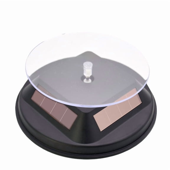 12cm Solar Rotating Display Stand Props Turntable
