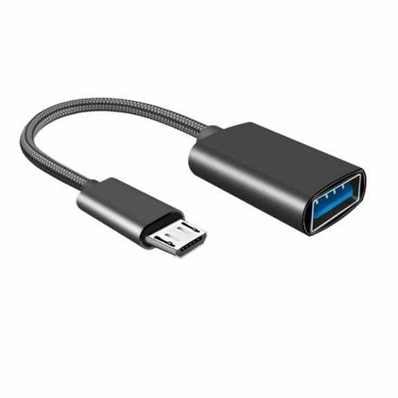 12cm USB to Micro USB/Type C OTG Cable Adapter Cord for Tablets Phones with 480Mbps High Speed Data Transmission