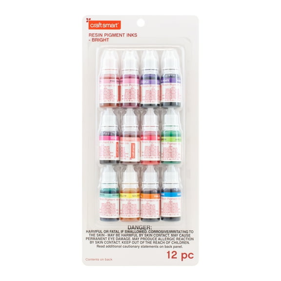12ct Bright Resin Pigment Ink Set by Craft Smart