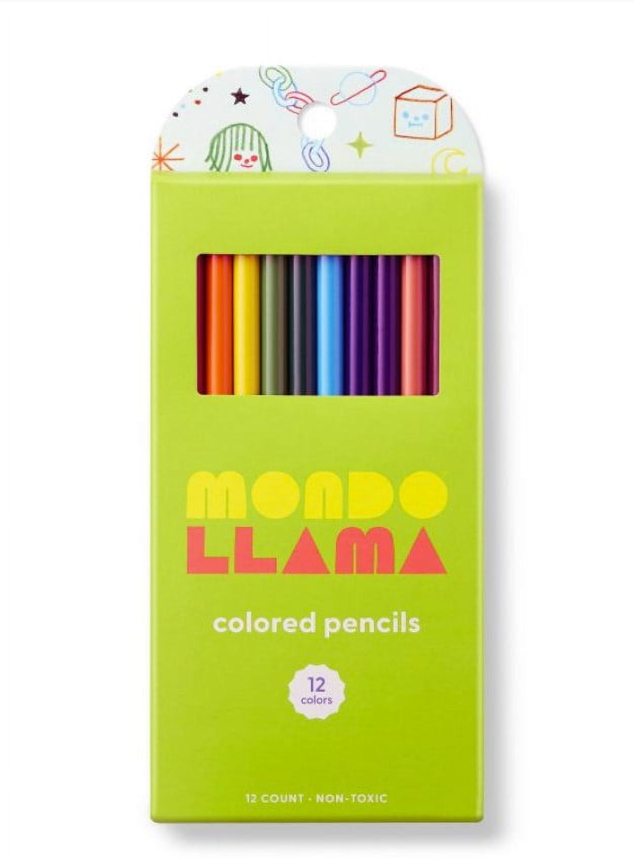 12ct Colored Pencils Mondo Llama