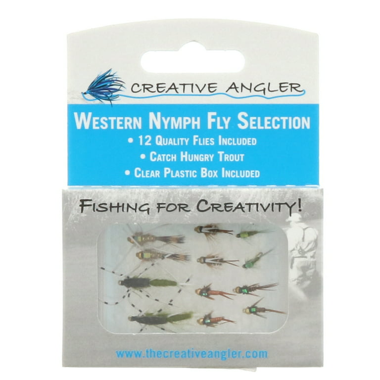 Creative Angler Western Nymph Flies ~ Trout Fly Fishing Kit