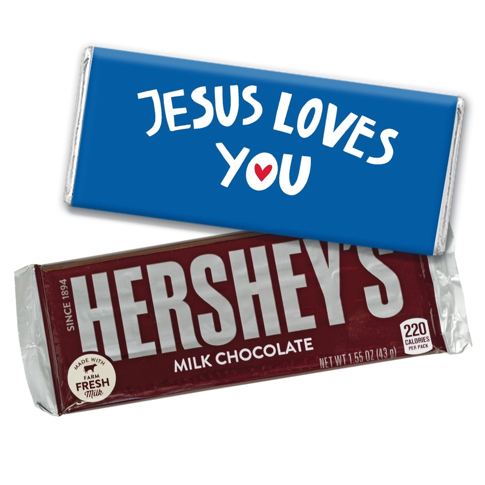 Personalized Vacation Bible School Jesus Loves You Chocolate Bar ...