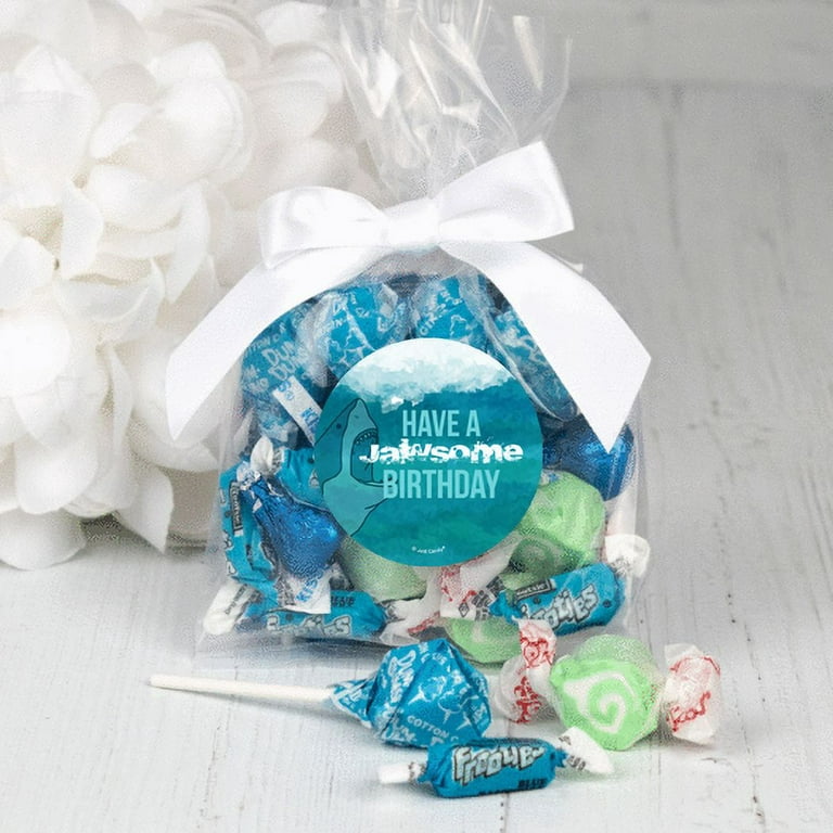 12ct Green Candy Goodie Bag Party Favors by Just Candy (12 Pack)