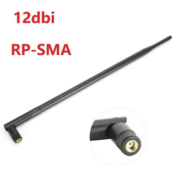 12dBi RP-SMA Dual Band 2.4GHz 5GHz High Gain WiFi Router Wireless Antenna