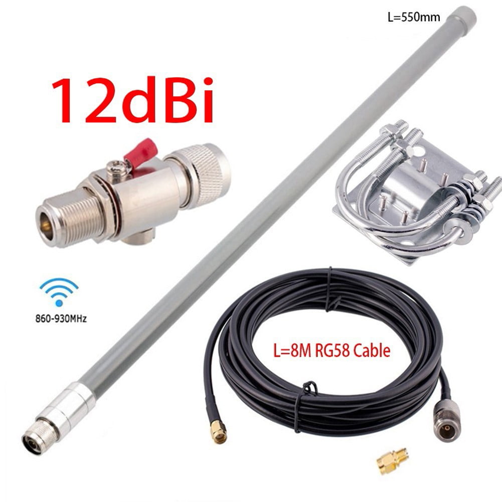 12 DBi LoRa Antenne Voor HNT Miner Bobcat - Omni Glasvezel Met 8m Kabel