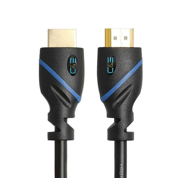 12ft (3.6M) High Speed HDMI Cable Male to Male with Ethernet Black (12 Feet/3.6 Meters) Supports 4K 30Hz, 3D, 1080p and Audio Return CNE577128 (10 Pack)