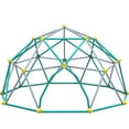 thumbnail image 1 of 12ft Geometric Dome Climber Play Center with Hammock, Rust & UV Resistant Steel Supporting 1000 LBS  - Grey, 1 of 7
