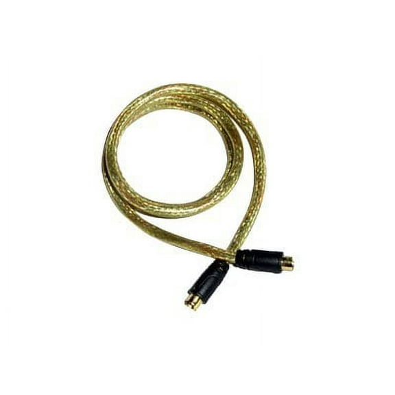 12ft GoldX PlusSeries GXAV-SV-12 S-Video (M) to (M) Video Cable with 24K Gold-Plated Connectors
