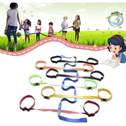 12ft Nylon Kids Safety Walking Rope, Holds 12 Children & 2 Adults, Anti-Lost Walking Belt for Preschool Daycare