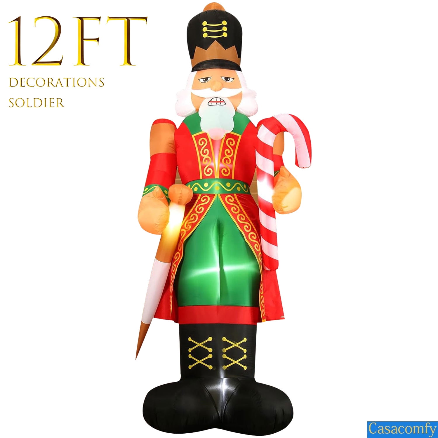 12ft Outdoor Christmas Decorations Soldier, Christmas
