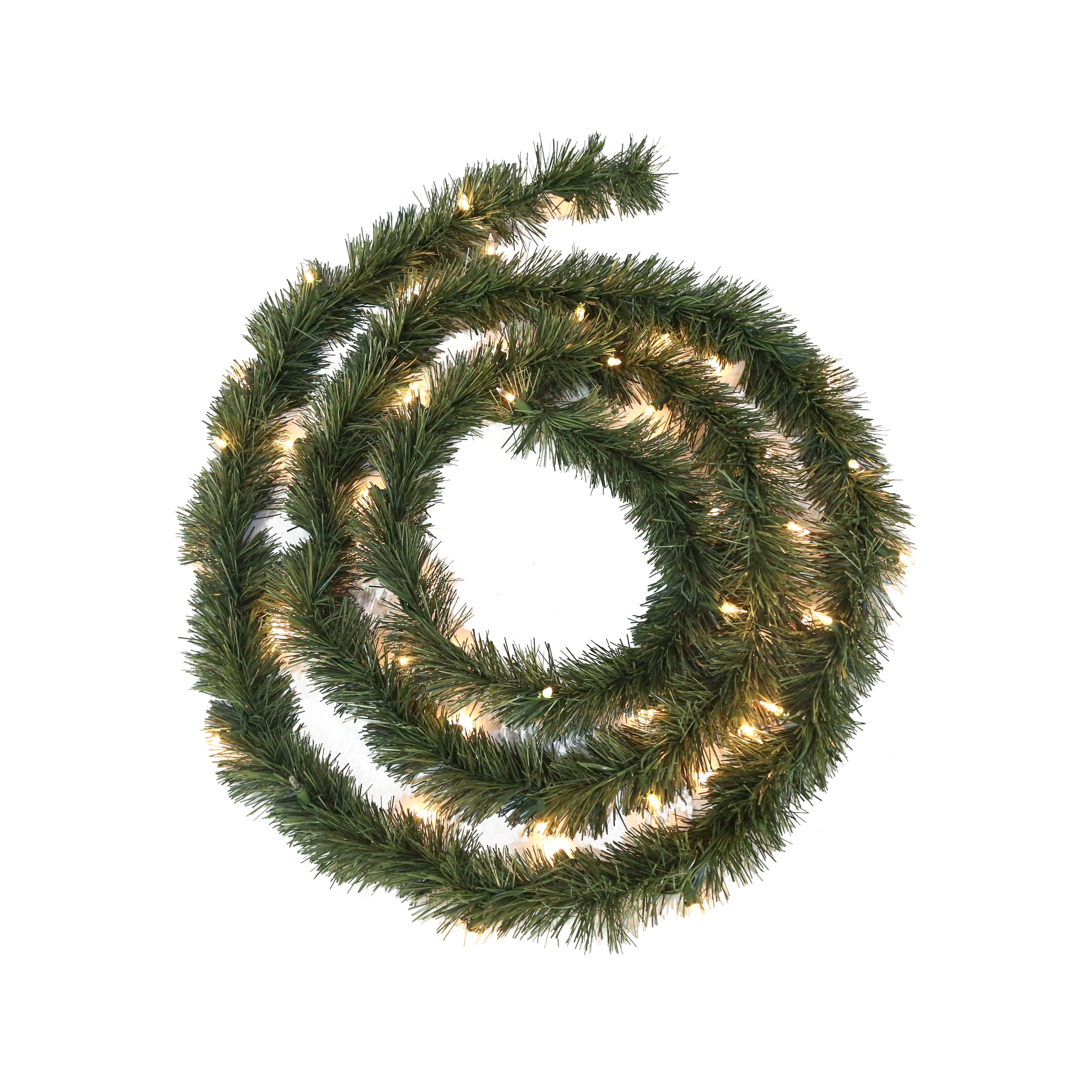 12ft. Pre-Lit Soft Garland by Ashland - Holiday and Christmas Home Decor
