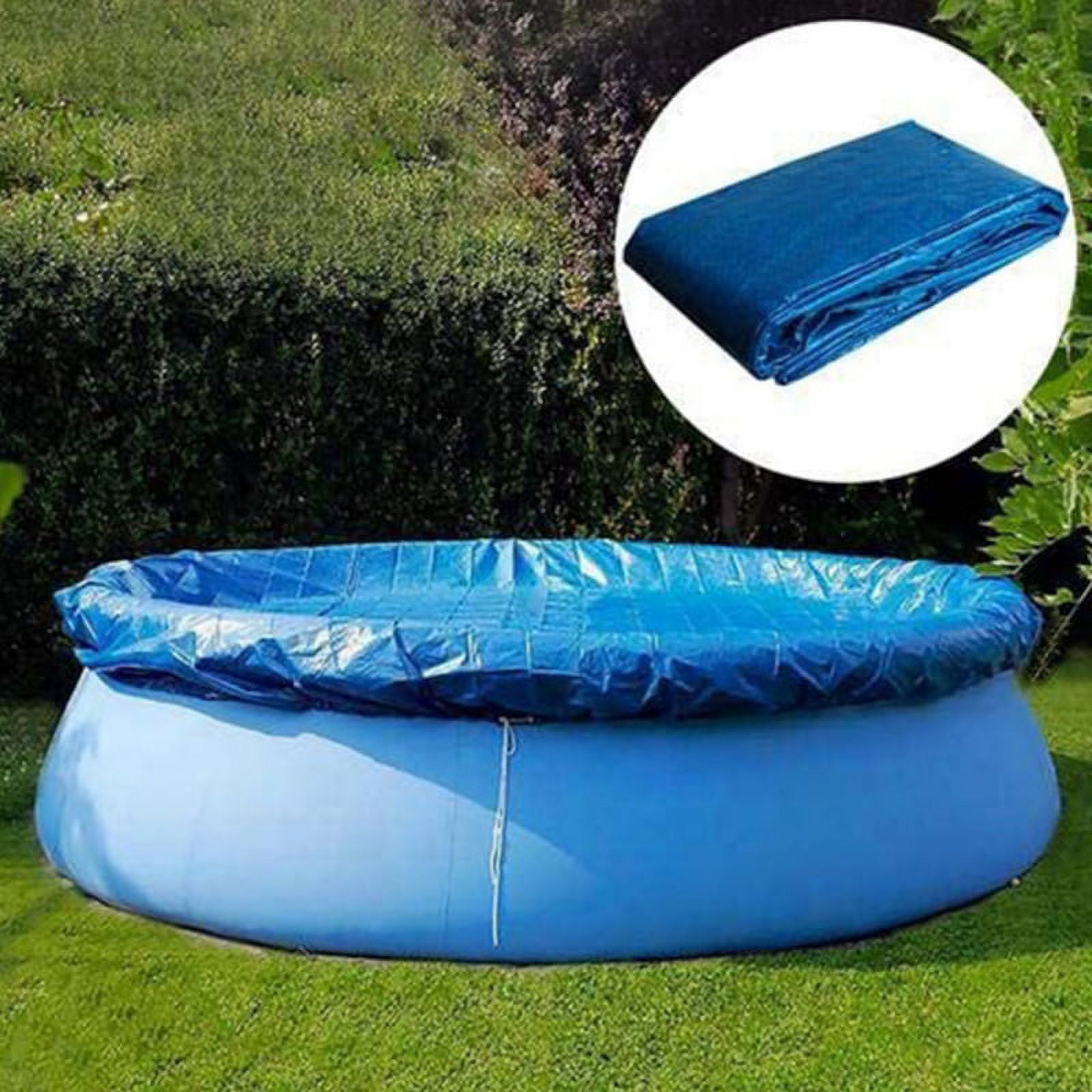 12ft Round Solar Pool Cover, 12-Foot Easy Set Pool Cover Bubble wrap ...