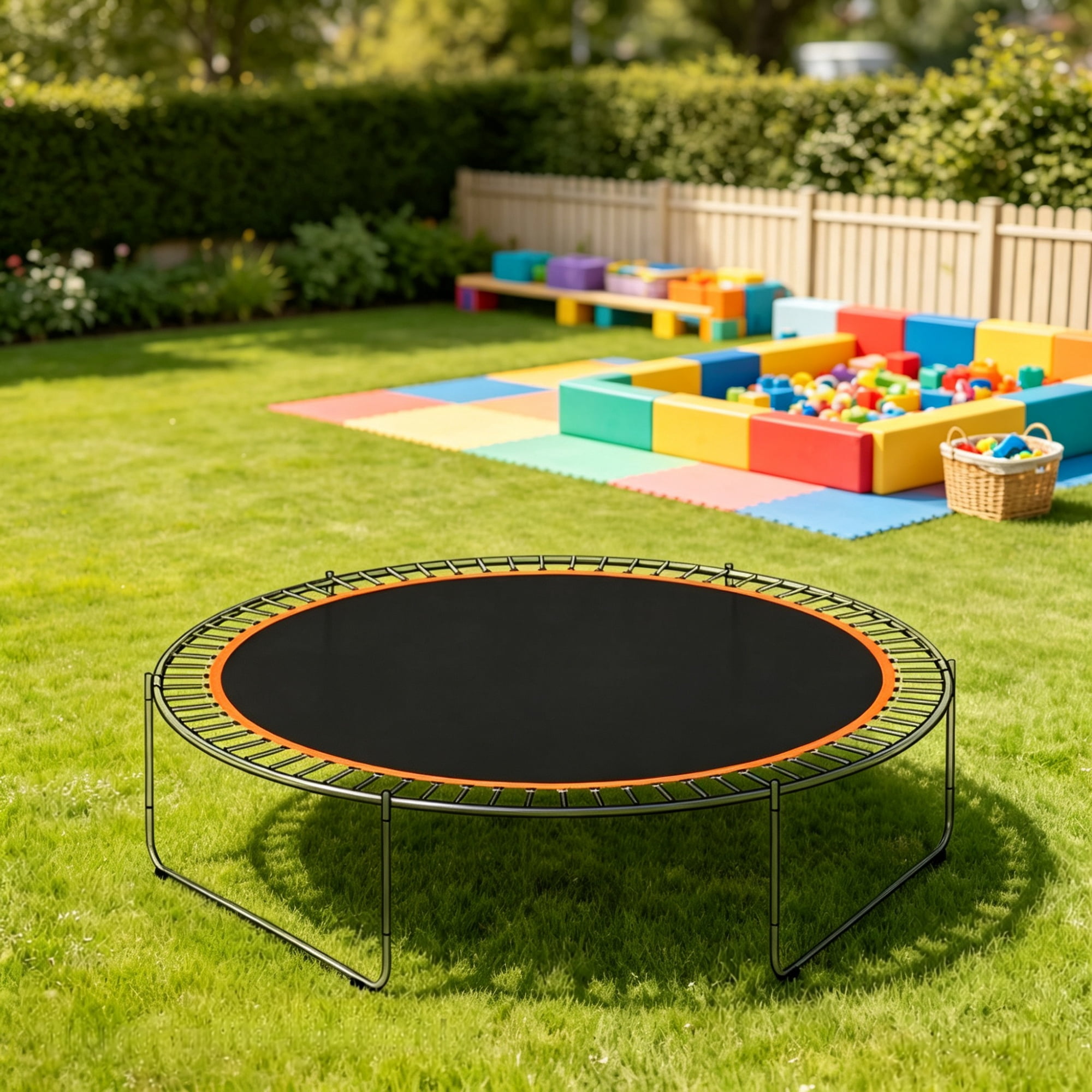 12ft Trampoline Mat Replacement with 72 V-Rings and Springs Tool
