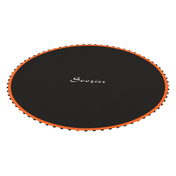 12ft Trampoline Replacement Mat, 72 V-Hooks, 5.5" Springs - Orange