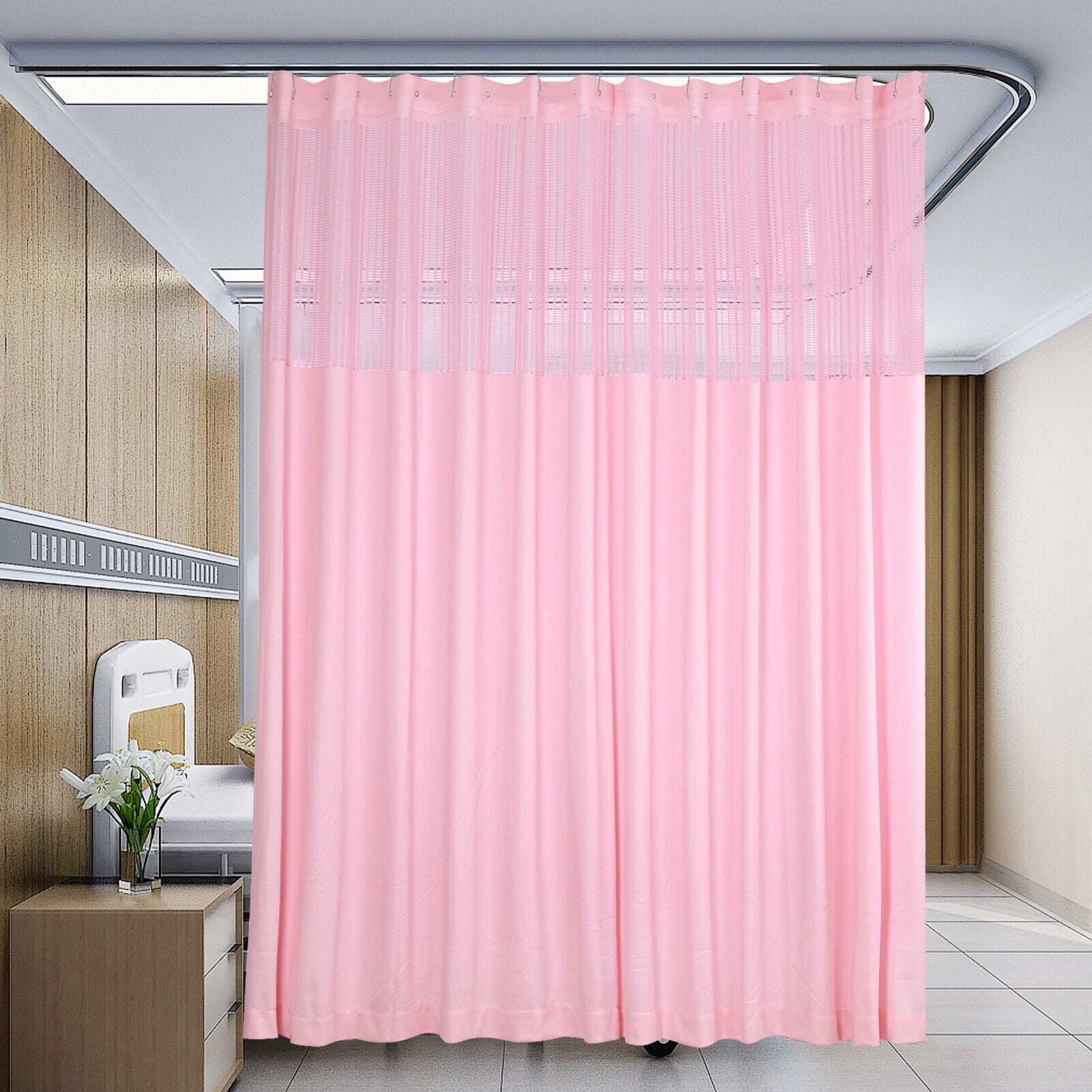 12ft Wide x 8ft Tall Room Divider Curtain for School Nursery, Privacy