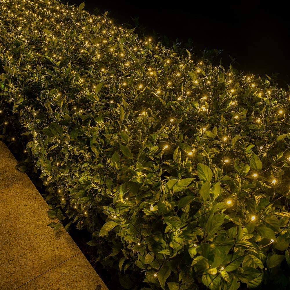 12ft x 5ft 360 LED Connectable Christmas Net Lights, 8 Modes Low