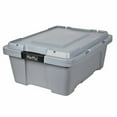 thumbnail image 1 of 12gal Max Pro Storage Tote Gray: Plastic Utility Bin with Locking Handles & Latches, Universal Storage Solution, 1 of 8
