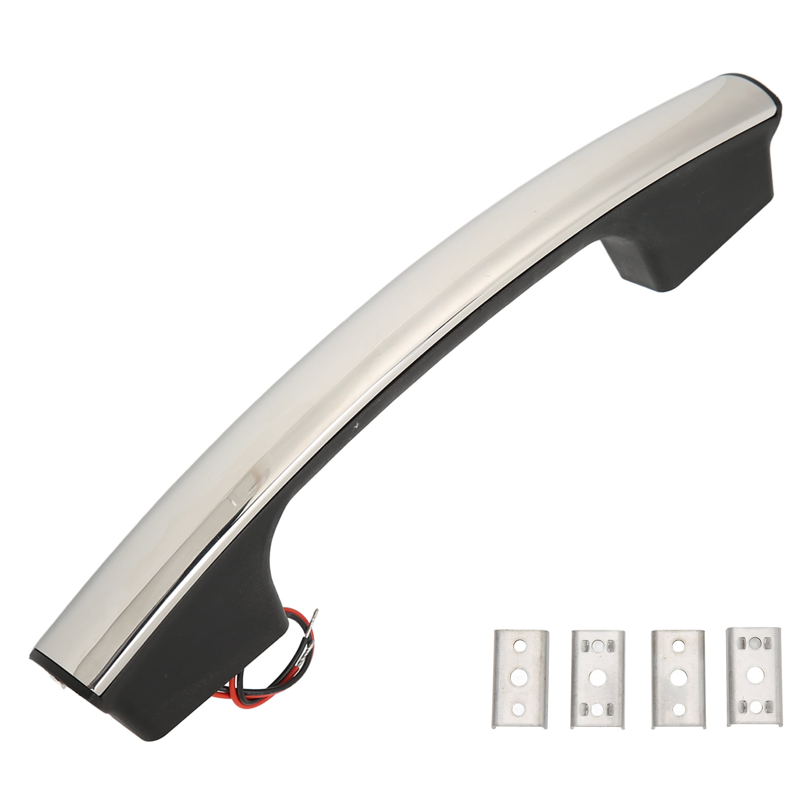 12in/30.5cm LED Handrail Luminous Blue Lights Stainless Steel Door