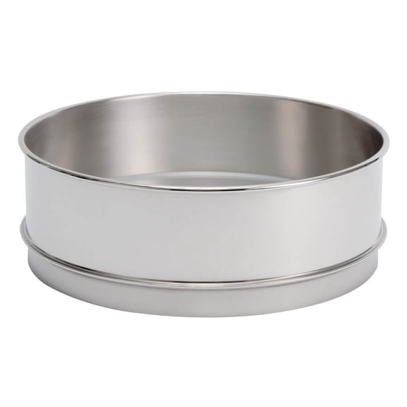 12in All Stainless Extended Rim Pan, Full-Height