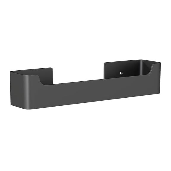 12in Aluminum Adhesive Towel Rack No-Drill Mounting, Space Saving Bathroom Kitchen Holder with Strong Backing