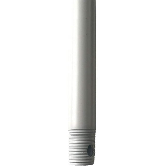 12in Ceiling Fan Extension Downrod in Matte White