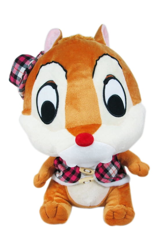 12in Disney Chip & Dale Plaid Shirt and Top Hat - Dale Plush Toy