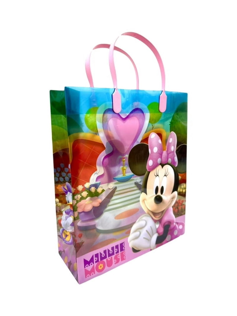 12in Disney Minnie Mouse semi clear PVC tote shopping / gift  display picture 3