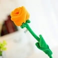 thumbnail image 1 of 12in Plush Rose Flower Stuffed Bendable Stems Plush Bouquet Toy Soft Floral 12.6 Inch for Graduation 2025 Mother's Day Valentines Day Girl Girlfriend Wife Family and Friends Orange, 1 of 2