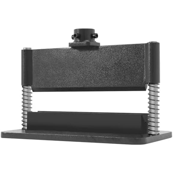 12in Press Brake Attachment - 3/16in Max Thickness Metal Brake, 90 Bending Shop Press Accessories, 45# Steel for 12/20-Ton Hydraulic Presses (Black)$$Tools