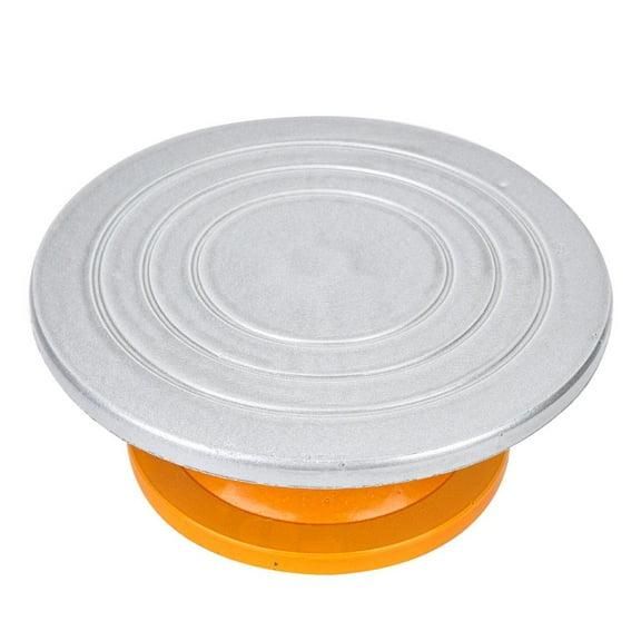 12in Round Sculpting Wheel Silver Model Making Turntable Ceramics Pottery Tool