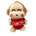 thumbnail image 1 of 12in Sanrio's Monkichi Plush - Lovely  Monkichi with Heart And Arrow Plush Toy, 1 of 3
