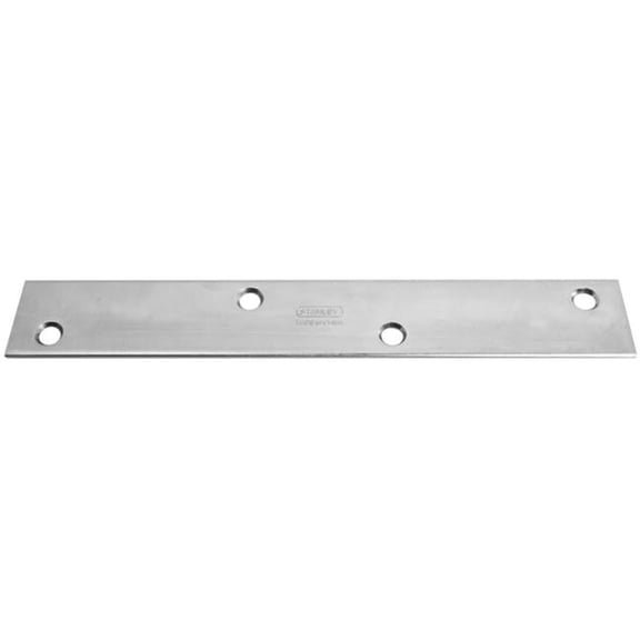12in. X 1-.09in. Zinc Plated Mending Plates Without Screws