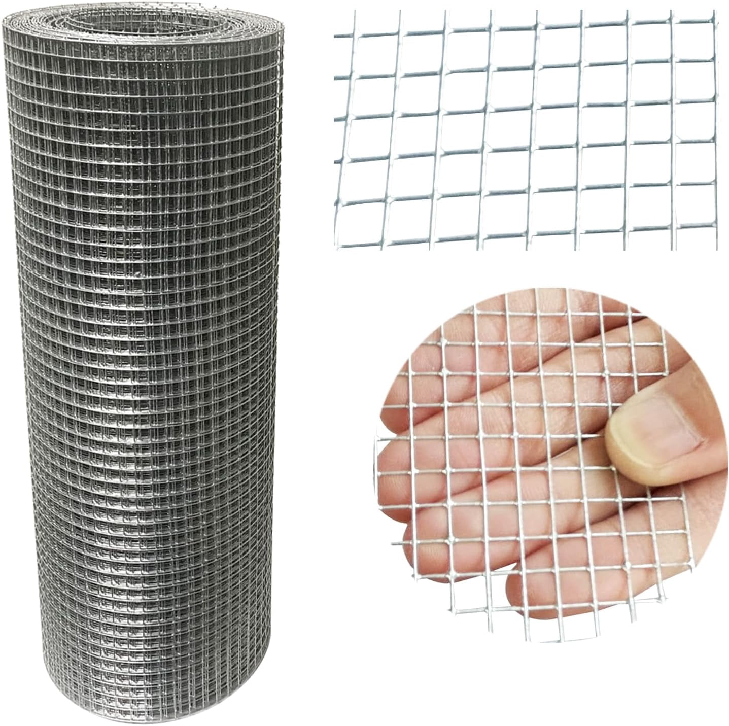 12in X 20ft Hardware Cloth 1/4 Inch, 23 Gauge, Hot-dip Galvanized After ...