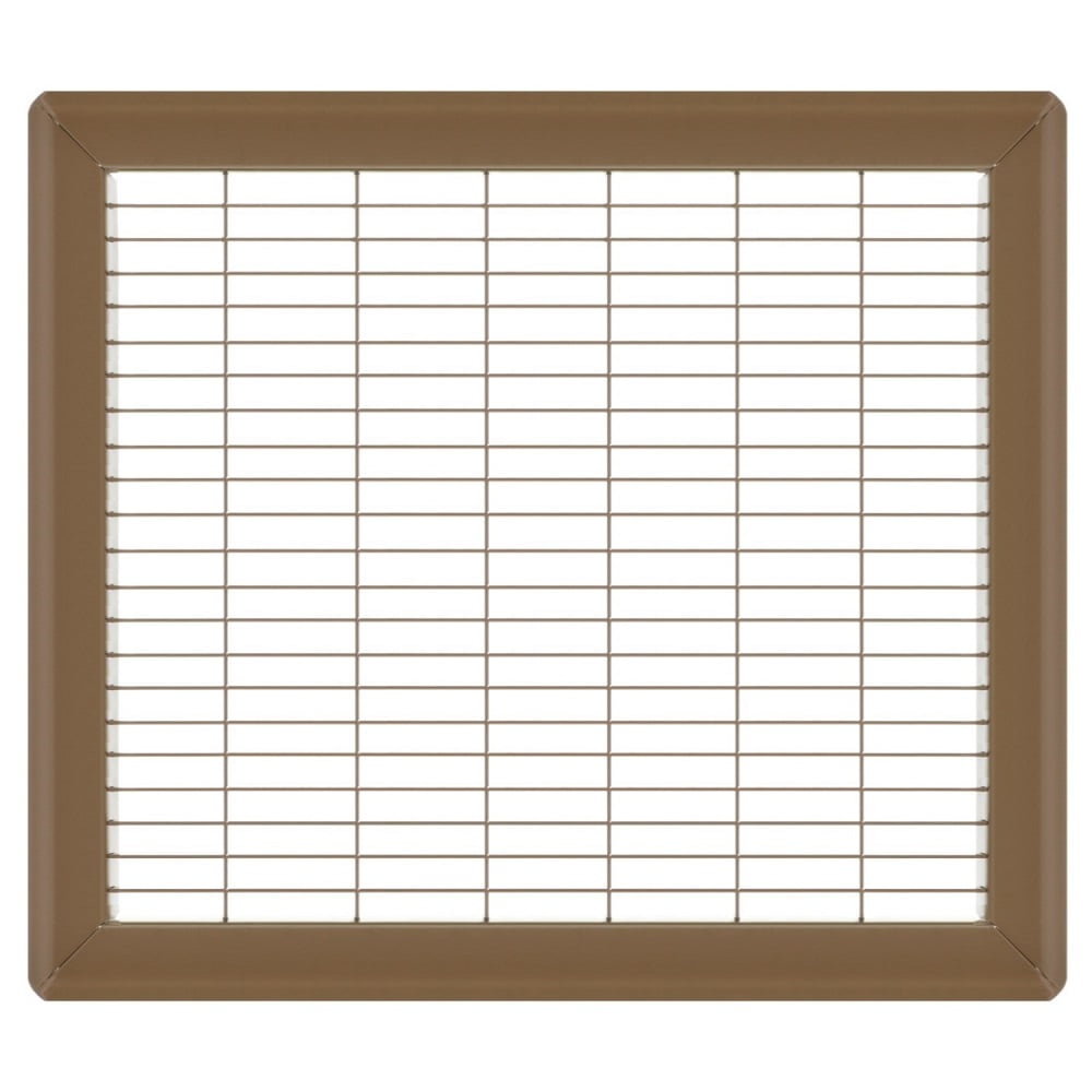 Imperial Brown Heavy Gauge Steel Floor Grille 12" x 14"