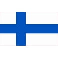 thumbnail image 1 of 12in x 7in Finland Flag Sticker, 1 of 3