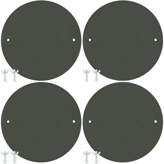 12inch Diameter Olive Green Pottery Wheel Bats Pre Drilled Round Clay Throwing Bats DIY